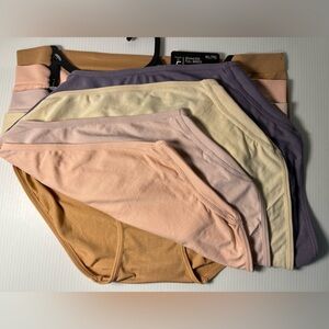 Attributes Super Soft 4-way Stretch 5 piece Multicolor Full Coverage Briefs set